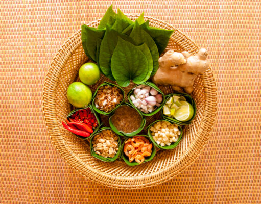 ” เมี่ยงคำ ” อาหารว่างเพื่อสุขภาพ สมุนไพรเพียบ สร้งภูมิคุมกัน ป้องกันโรค