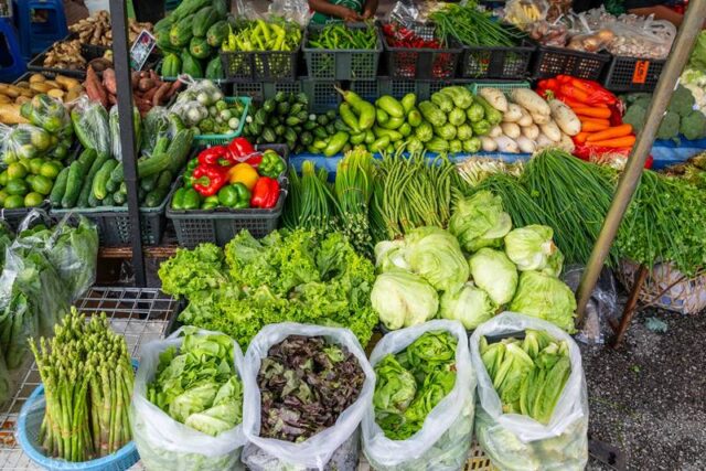 Local,Various,Vegetables,Sold,In,The,Street,At,Kad,Luang